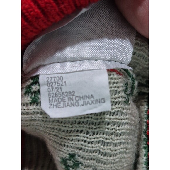 Elf "Santa I Know Him" Christmas Sweater Size Large Ugly Christmas Sweater - Picture 5 of 8